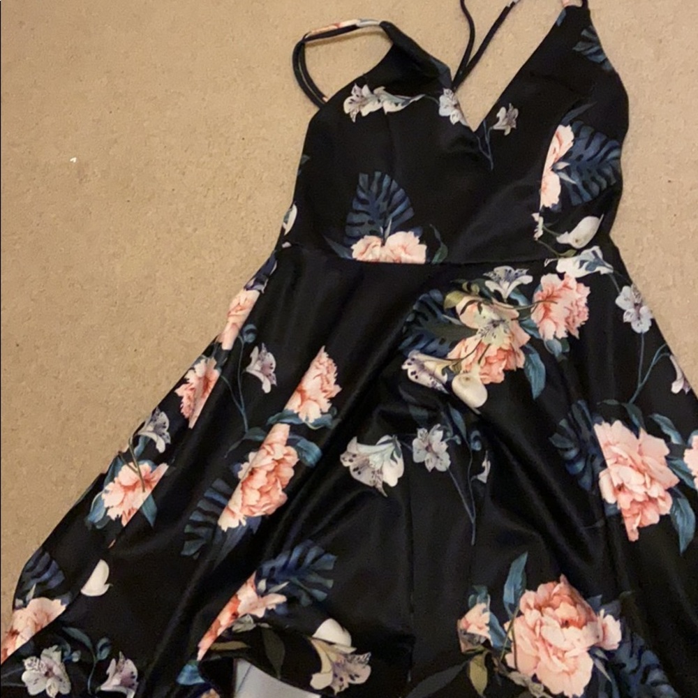 Floral poof  dress